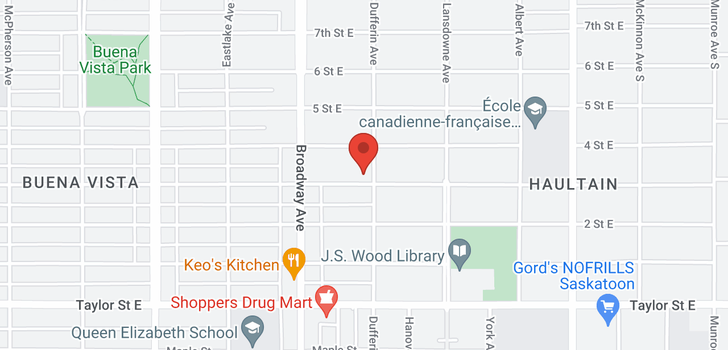 map of 639 3rd ST E